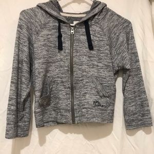 Gilly Hicks Sleep Logo Crop Hoodie